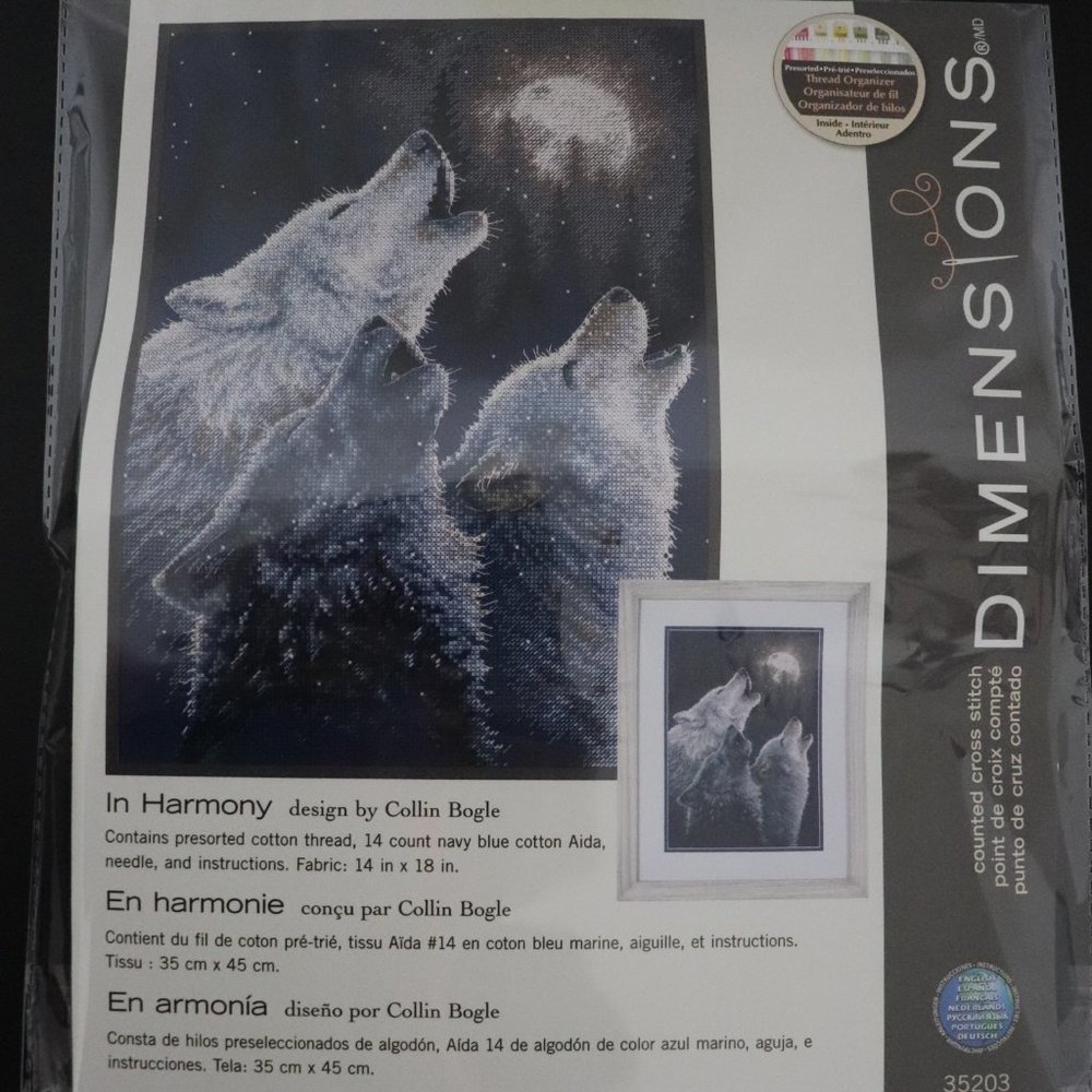 Dimensions Cross Stitch Kit "In Harmony" 10 in x 14 in